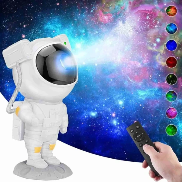 Astronaut Galaxy Projector - 360 Magnetic Head Rotation, Remote Control - Image 4